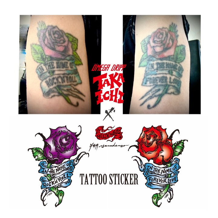 Takaichi BD party 2024 TATOO STICKER DESIGN