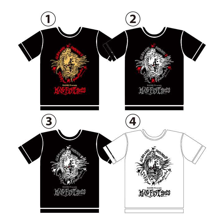 MAYO FEST 2023　Tシャツ用Artwork①〜④